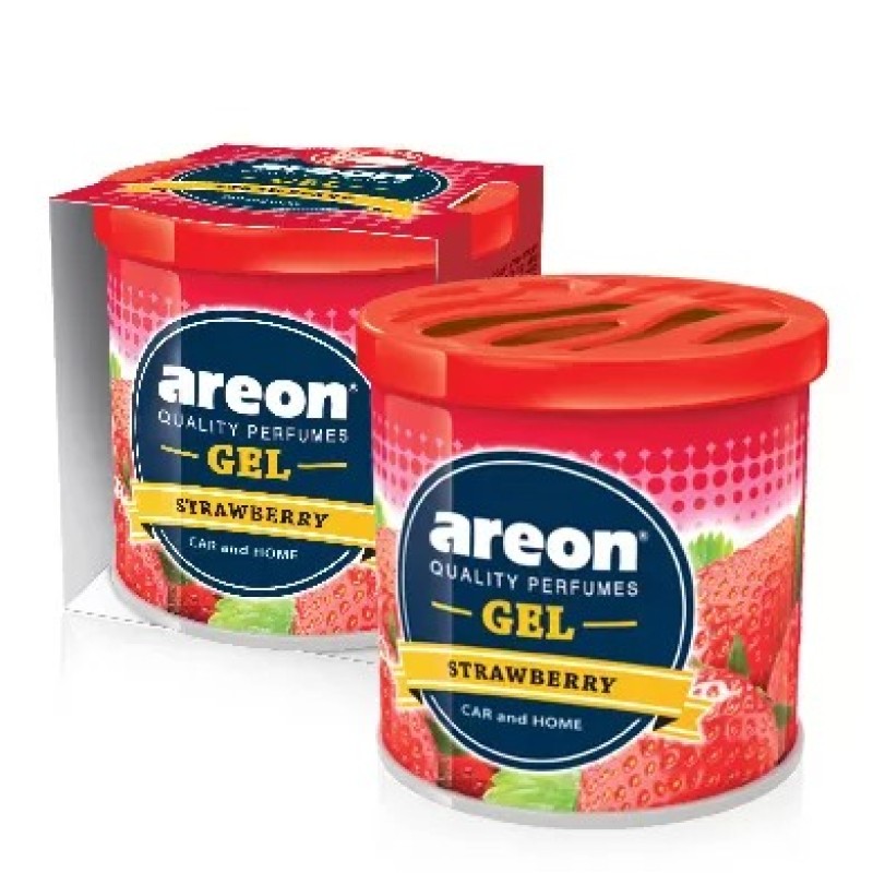 Areon Gel Can Strawberry Bardaklik Oto Araç Kokusu