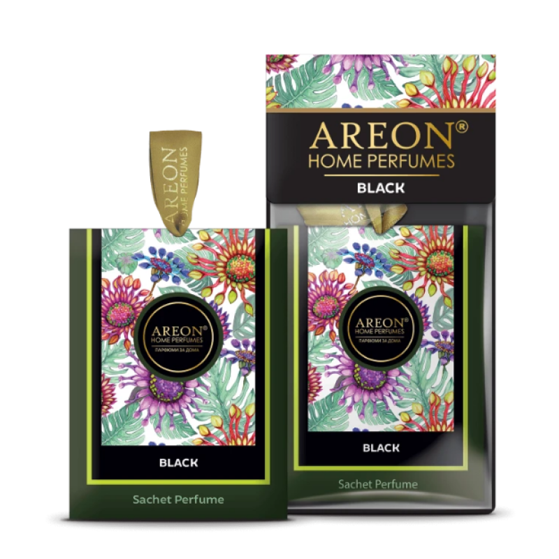 Areon Sachet Premium Black Dolap Ve Çekmece Kokusu