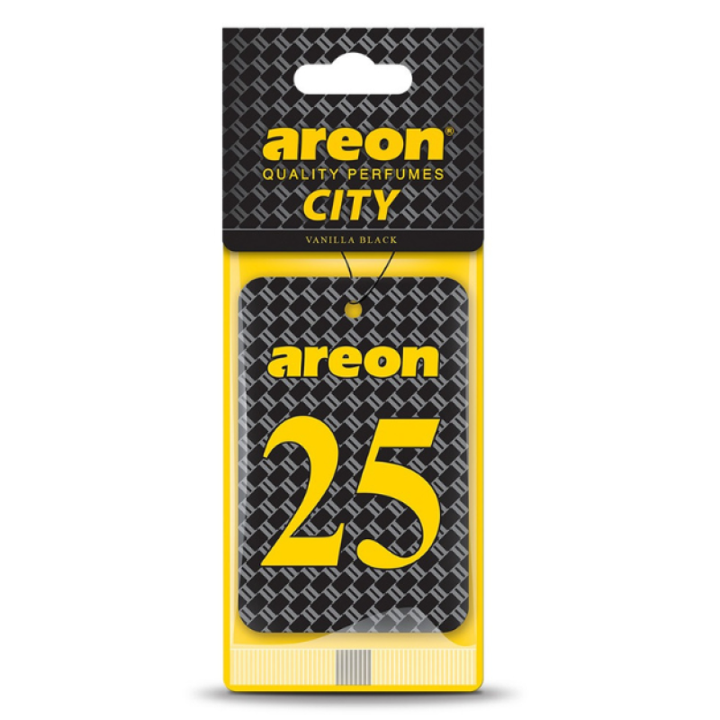 Areon City Vanilla Black 25 Oto Araç Kokusu Areon City Vanilla Black 25 Oto Araç Kokusu