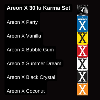 Areon X Display 30'lu Karma Set Areon X Display 30'lu Karma Set